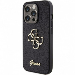 Apple iPhone 15 Pro Case Guess Fixed Glitter Big 4G Black 