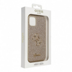 Apple iPhone 11 Case Guess Fixed Glitter Big 4G Gold 