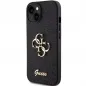 Apple iPhone 15 Case Guess Fixed Glitter Big 4G Black 