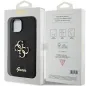 Apple iPhone 15 Case Guess Fixed Glitter Big 4G Black 