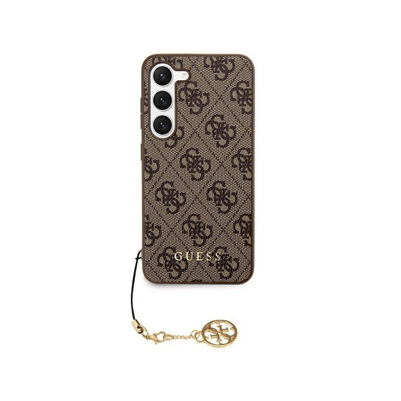 Samsung Galaxy S24 Case Guess 4G Charm Brown 