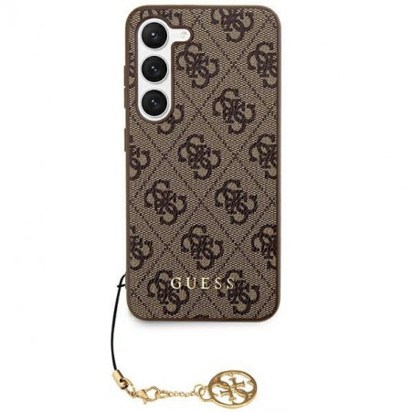 Samsung Galaxy S24 Case Guess 4G Charm Brown