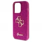 Apple iPhone 15 Pro Case Guess Fixed Glitter Big 4G Purple 