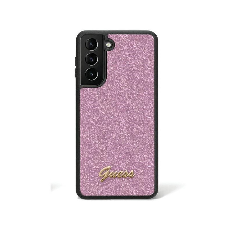 Samsung Galaxy S24 ULTRA Case Guess Glitter Script Purple 