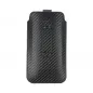 Samsung Galaxy S20 Univerzálne puzdro Pocket Carbon Carbon pattern  Black 