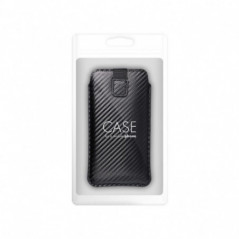 Samsung Galaxy S20 Univerzálne puzdro Pocket Carbon Carbon pattern  Black 