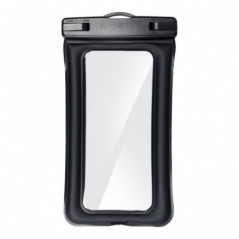 Waterproof Airbag Phone Case with Closure – Black