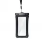 Waterproof Airbag Phone Case with Closure – Black