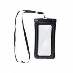 Waterproof Airbag Phone Case with Closure – Black