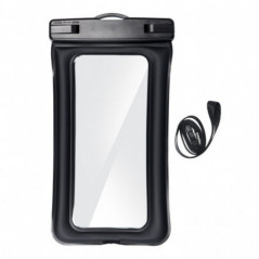 Waterproof Airbag Phone Case with Closure – Black