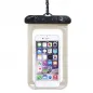 Waterproof Phone Bag with Plastic Closure – Black