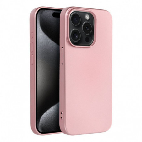 Apple iPhone 15 Pro Case Metallic Pink