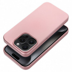 Apple iPhone 15 Pro Case Metallic Pink 