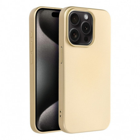 Apple iPhone 15 Pro Case Metallic Gold
