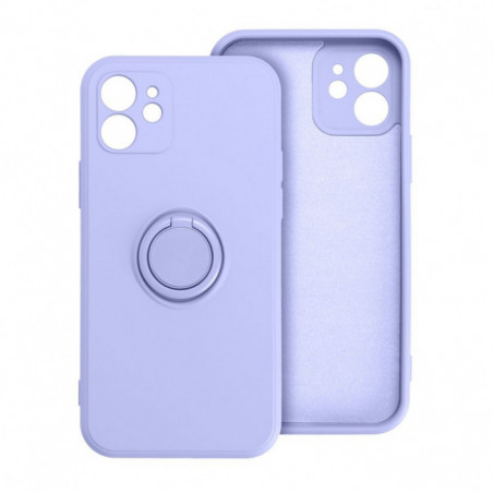 Apple iPhone 16 Case Silicone ring Violet 