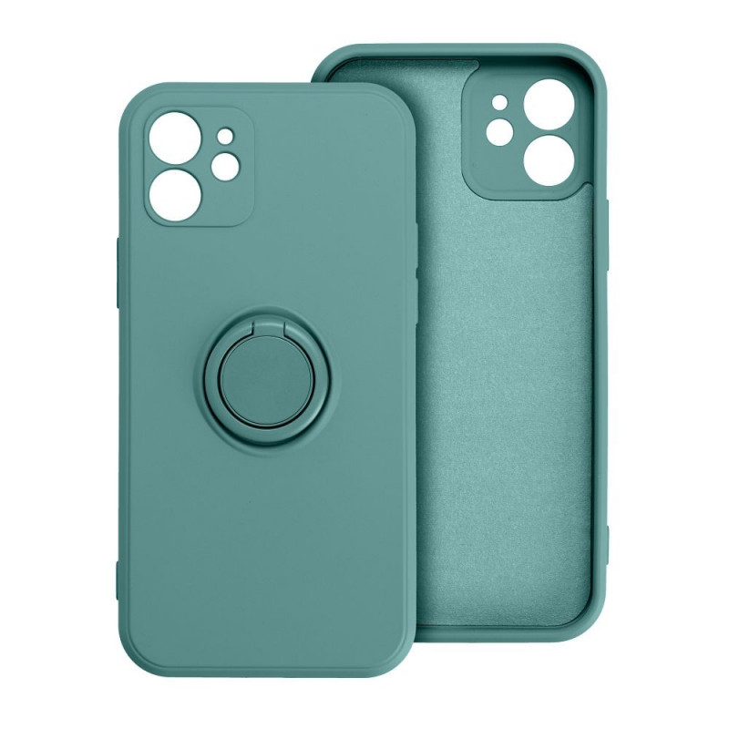 Apple iPhone 16 Case Silicone ring Green 