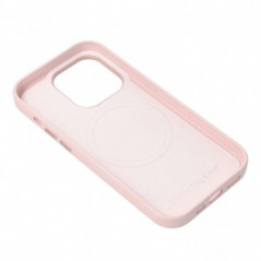 Apple iPhone 16 Case Leather Mag Cover Elegant  MagSAFE  Sand pink 