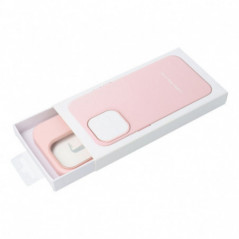 Apple iPhone 16 Case Leather Mag Cover Elegant  MagSAFE  Sand pink 