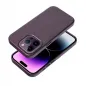 Apple iPhone 16 Pro Max Case Leather Mag Cover Elegant  MagSAFE  Dark violet 