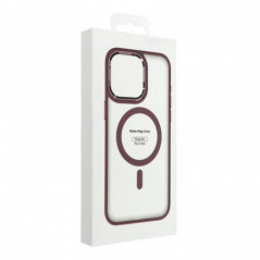 Apple iPhone 16 Pro Max Case Matte Mag Cove MagSAFE  Plum red 