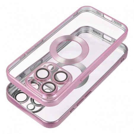 Apple iPhone 15 Pro Case Glam Rose pink