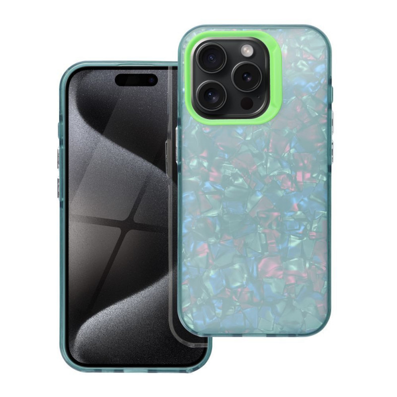 Apple iPhone 15 Pro Max Case Tutti Frutti Green 