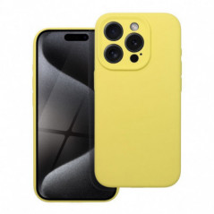 Apple iPhone 16 Case Silicone 2mm Lemon