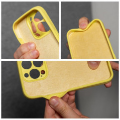 Apple iPhone 16 Pro Case Silicone 2mm Lemon 