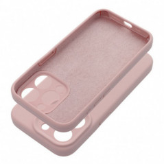 Apple iPhone 14 Case Silicone 2mm Sand pink