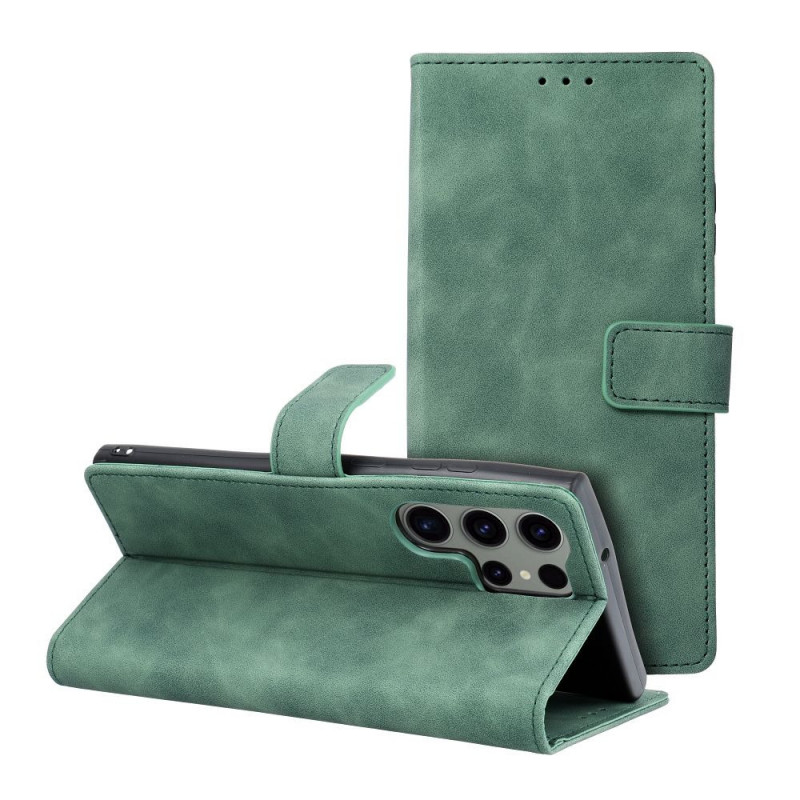 Samsung Galaxy S23 Ultra 5G Wallet Cases TENDER Book Green 