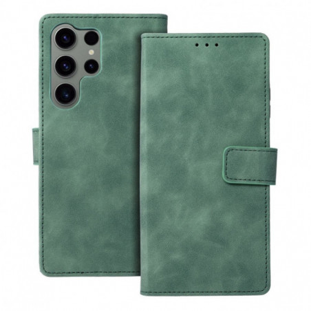 Samsung Galaxy S23 Ultra 5G Wallet Cases TENDER Book Green