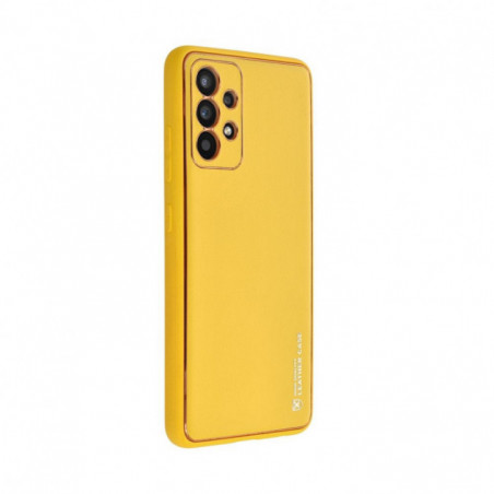 Samsung Galaxy S23 FE Case Leather Yellow 