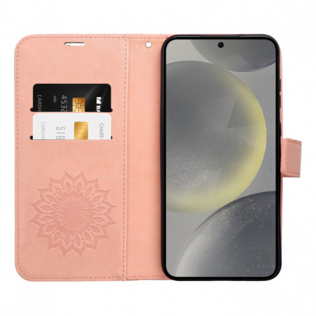 Apple iPhone 16 Wallet Cases MEZZO Book Peach fuzz 