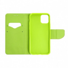 Samsung Galaxy S24 Wallet case Fancy Book Navy / Lime 