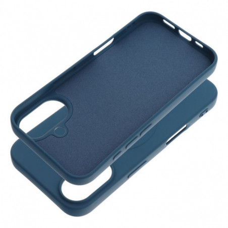 Apple iPhone 16 Case Silicone Mag Cover MagSAFE  Blue