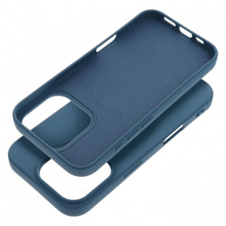 Apple iPhone 16 Pro Case Silicone Mag Cover MagSAFE  Blue