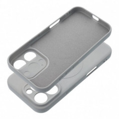 Apple iPhone 16 Pro Case Silicone Mag Cover MagSAFE  Titanium