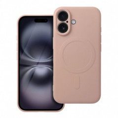 Apple iPhone 16 Case Silicone Mag Cover MagSAFE  Pink