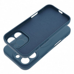 Apple iPhone 16 Pro Case Silicone Mag Cover MagSAFE  Blue