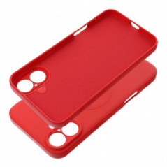 Apple iPhone 16 Plus Case Silicone Mag Cover MagSAFE  Red