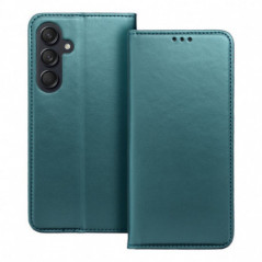 Samsung Galaxy S24 FE Wallet Cases Smart Magneto book Dark green