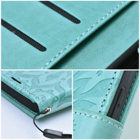 Samsung Galaxy S24 FE Wallet Cases MEZZO Book Green