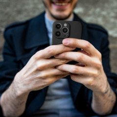 Samsung Galaxy A55 Case Silicone Mag Cover MagSAFE  Black