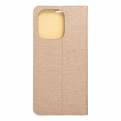 XIAOMI Redmi Note 13 4G Wallet Cases LUNA Book Gold Elegant  Gold