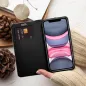 Apple iPhone 16 Pro Wallet Cases LUNA Book Carbon Carbon Fibre, Elegant  Black