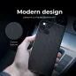 Apple iPhone 16 Plus Wallet Cases LUNA Book Carbon Carbon Fibre, Elegant  Black