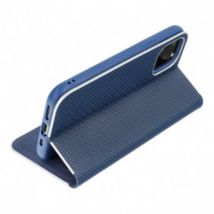 Apple iPhone 16 Pro Max Wallet Cases LUNA Book Carbon Carbon Fibre, Elegant  Blue