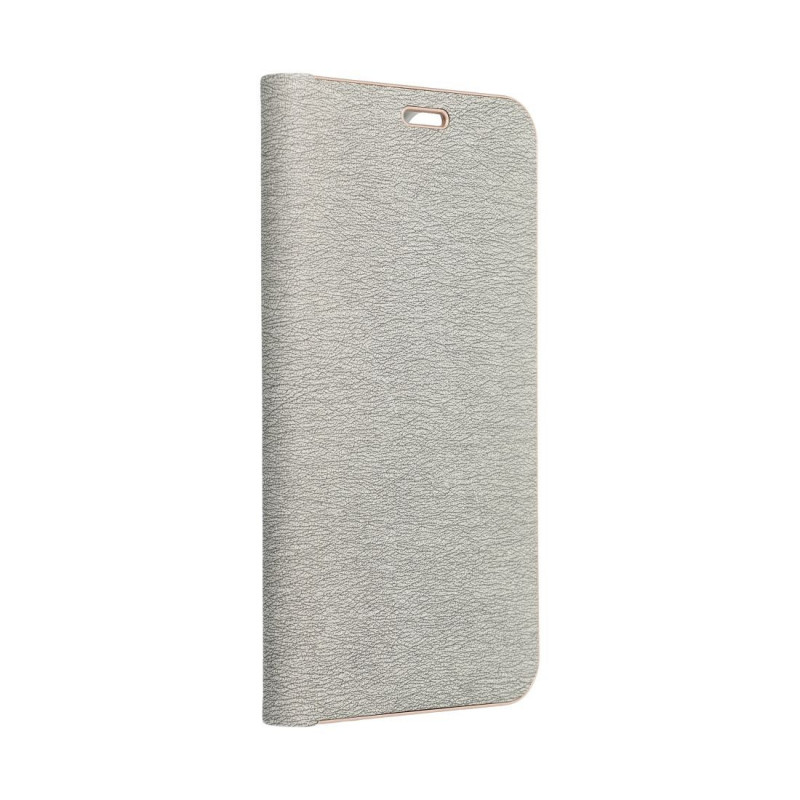 Apple iPhone 16 Plus Wallet Cases LUNA Book Gold Elegant  Silver
