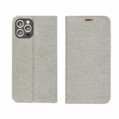 Apple iPhone 16 Plus Wallet Cases LUNA Book Gold Elegant  Silver