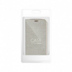 Apple iPhone 16 Plus Wallet Cases LUNA Book Gold Elegant  Silver